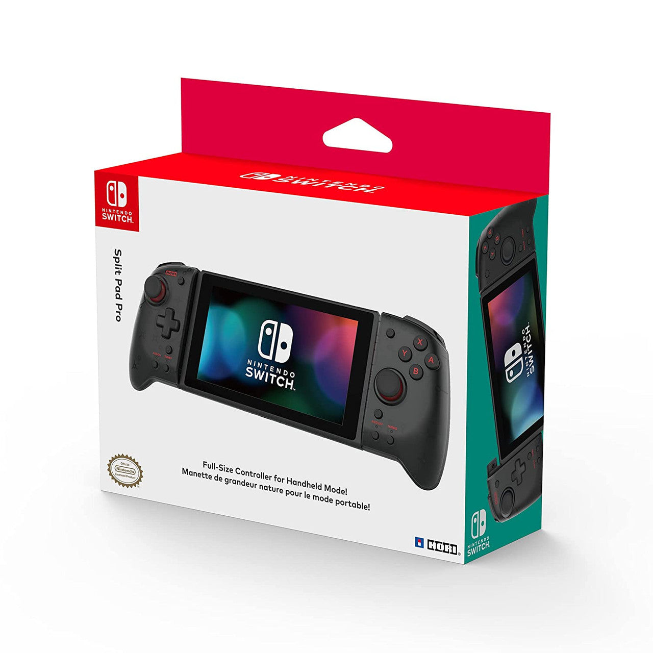 This is brand new.Enjoy the full-size controller experience in handheld mode with the HORI Split Pad Pro! Featuring full-size analog sticks, a precision D-pad, and large shoulder buttons designed for comfort and accuracy, even during marathon gaming sessions.