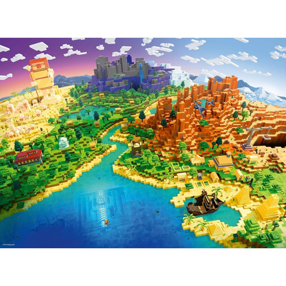 Puzzle: Minecraft: World of Minecraft (500 Pieces) - Ravensburger