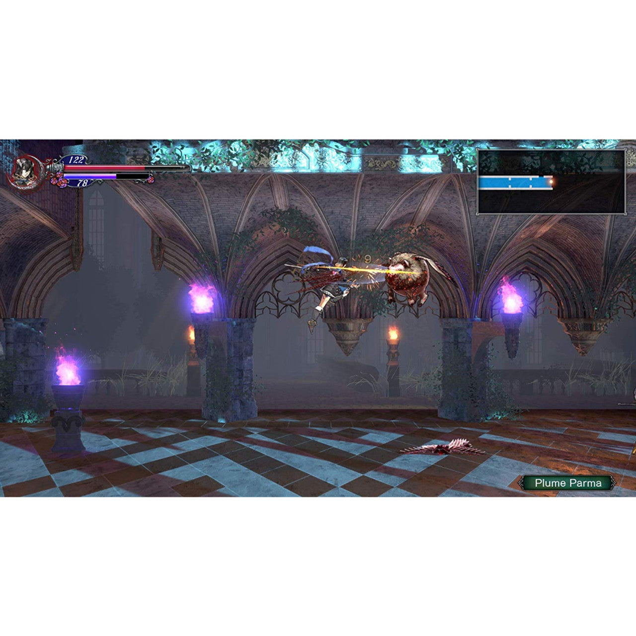 This is brand new.Play as Miriam, an orphan scarred by an alchemist's curse which slowly crystallizes her body. To save humanity, and herself in the process, Miriam must fight through the castle and defeat the summoner, Gebel.