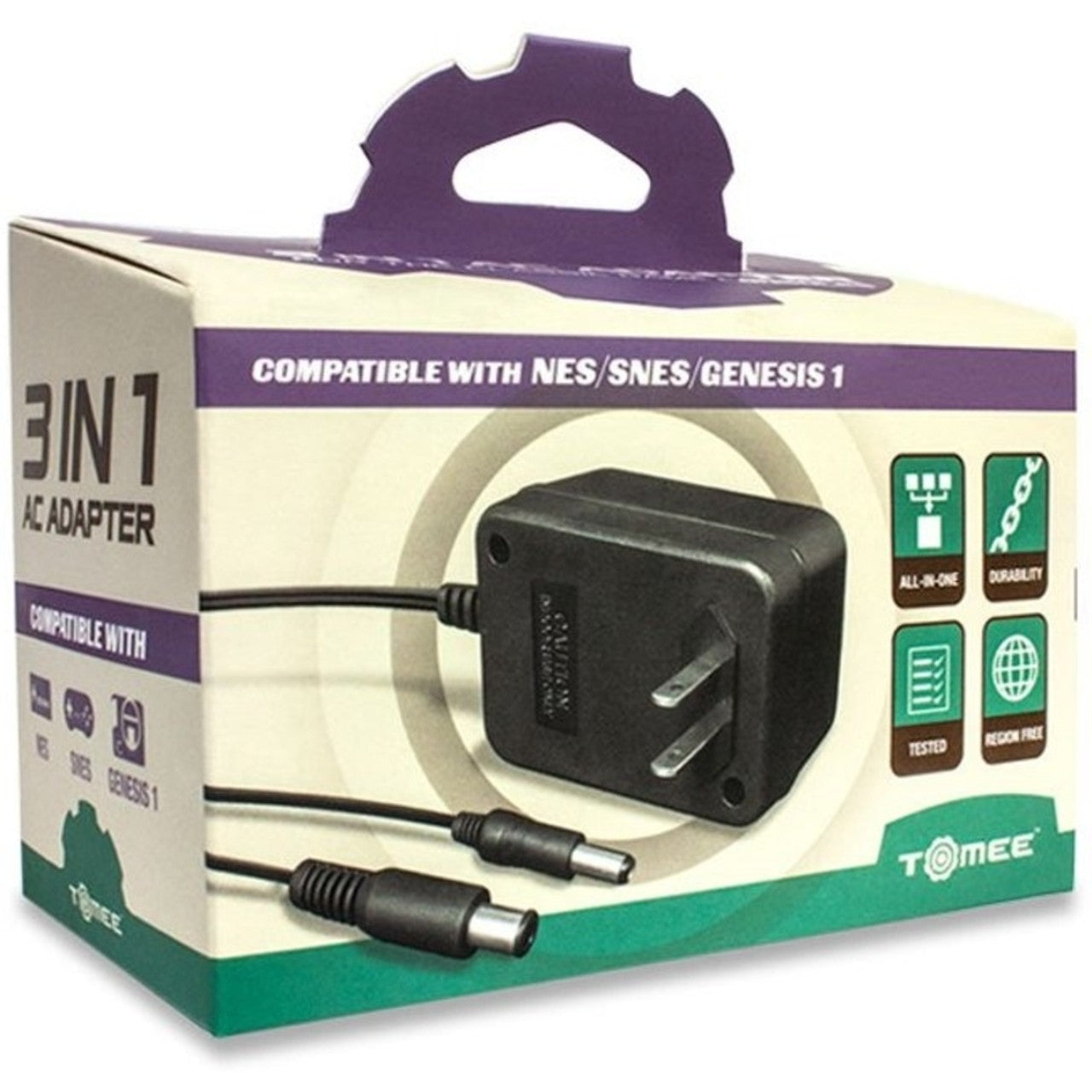 This is brand new.The Tomee 3-in-1 Universal AC Adapter is the perfect replacement adapter. Replace your old or broken NES, SNES, or Genesis AC adapters.