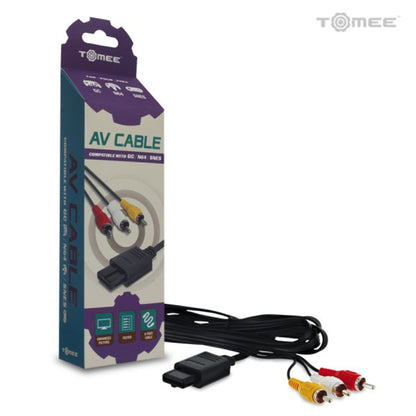This is brand new.Replace your broken or lost standard AV cable with the Tomee AV Cable for SNES, GameCube and N64. This cable provides the same picture quality as the standard AV cable included with your SNES, GameCube, or N64 console.