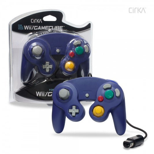 This is brand new.The CirKa Wired Controller for GameCube/ Wii features dual analog joysticks, fully analog pressure-sensitive action buttons and D-pad, and intense vibration capability that lets you feel the action.