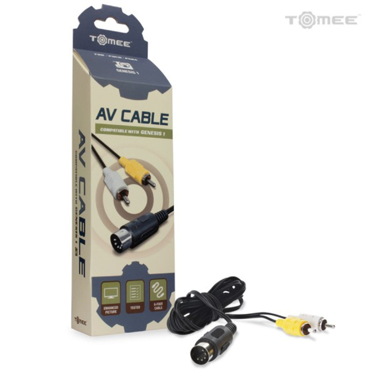 This is brand new.Replace your broken standard AV cable with the Tomee AV Cable for Genesis 1. The Tomee AV Cable for Genesis 1 provides cleaner and smoother images compared to using a RF Unit.