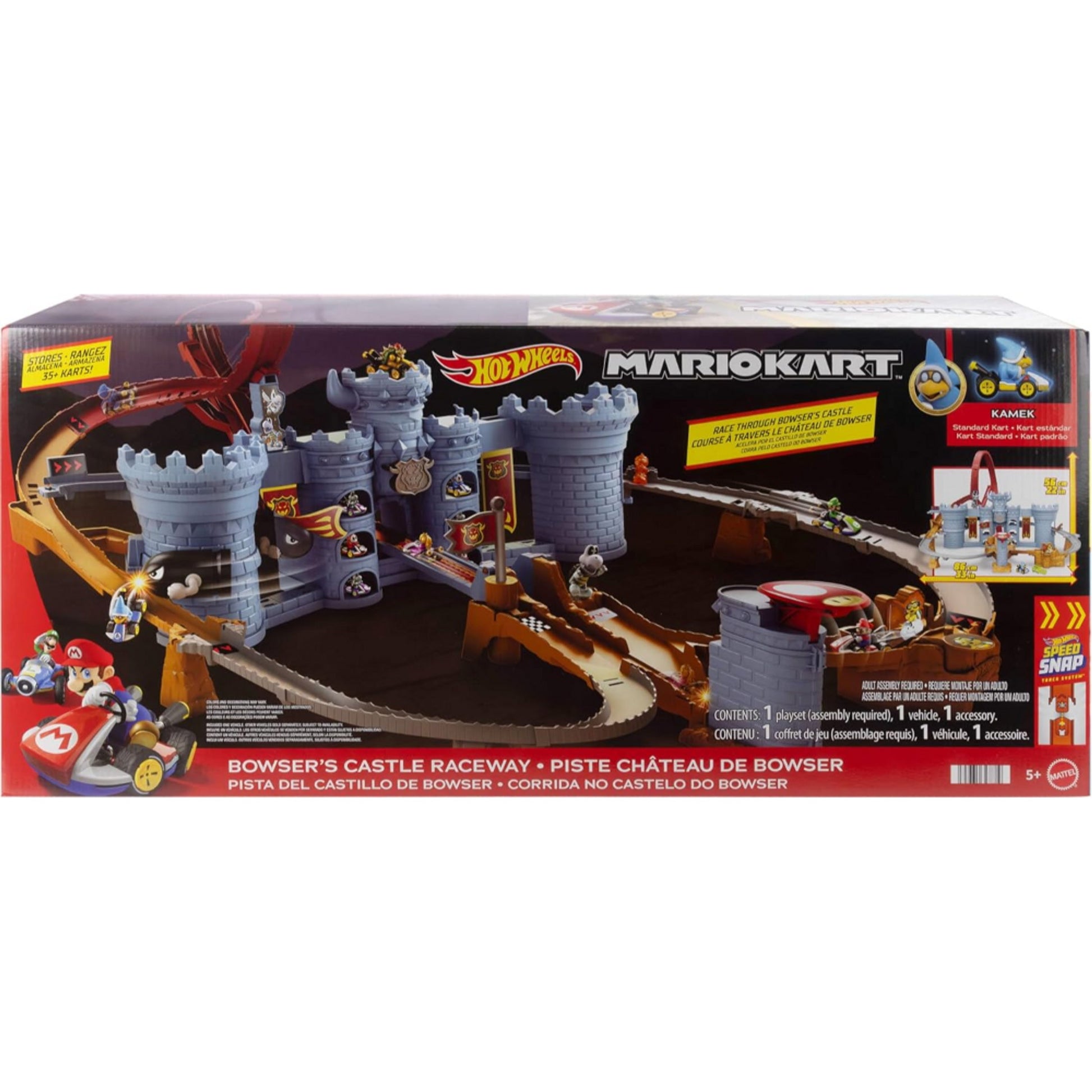 Hot Wheels: Mario Kart: Track Set - Bowser's Castle