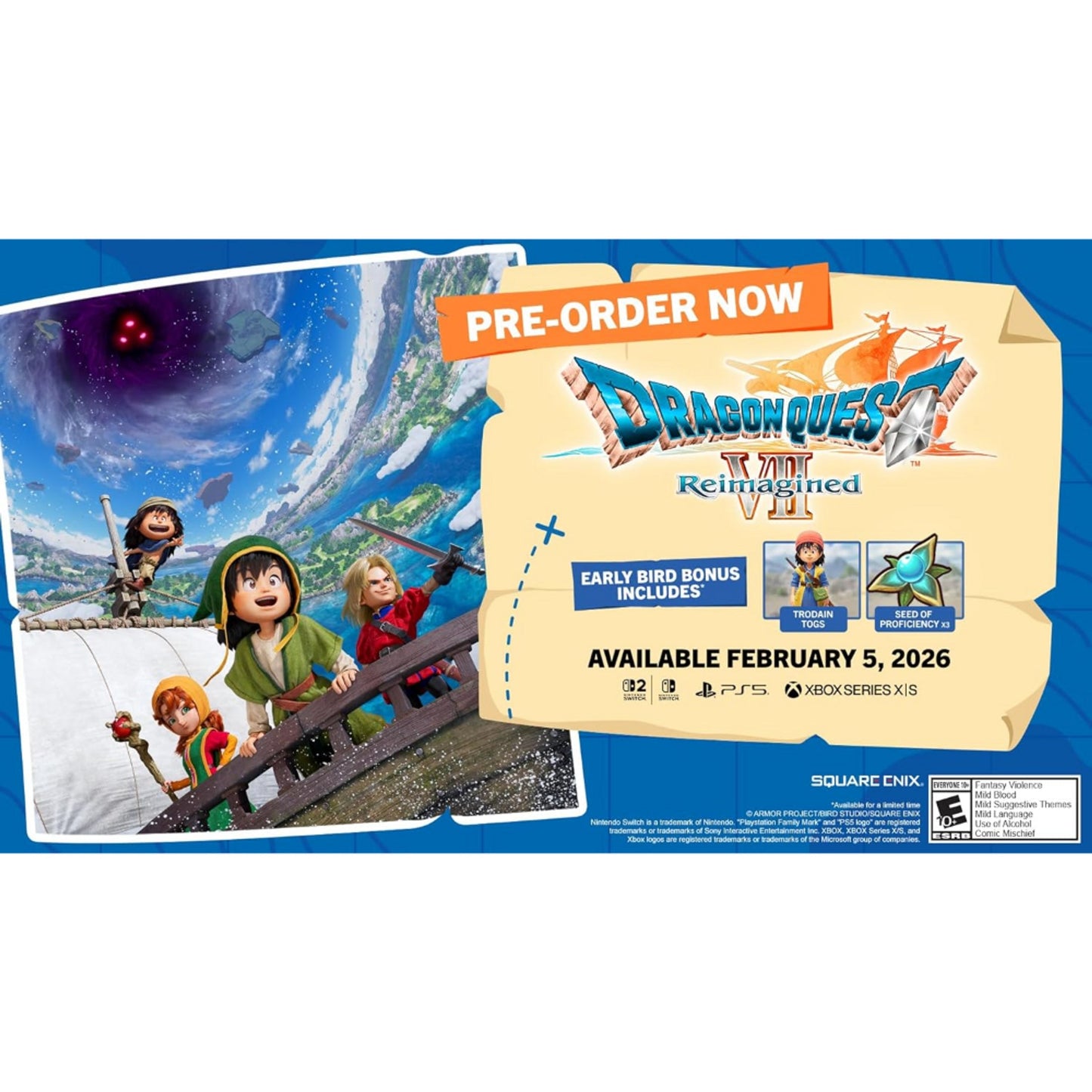 Dragon Quest VII: Reimagined - Switch