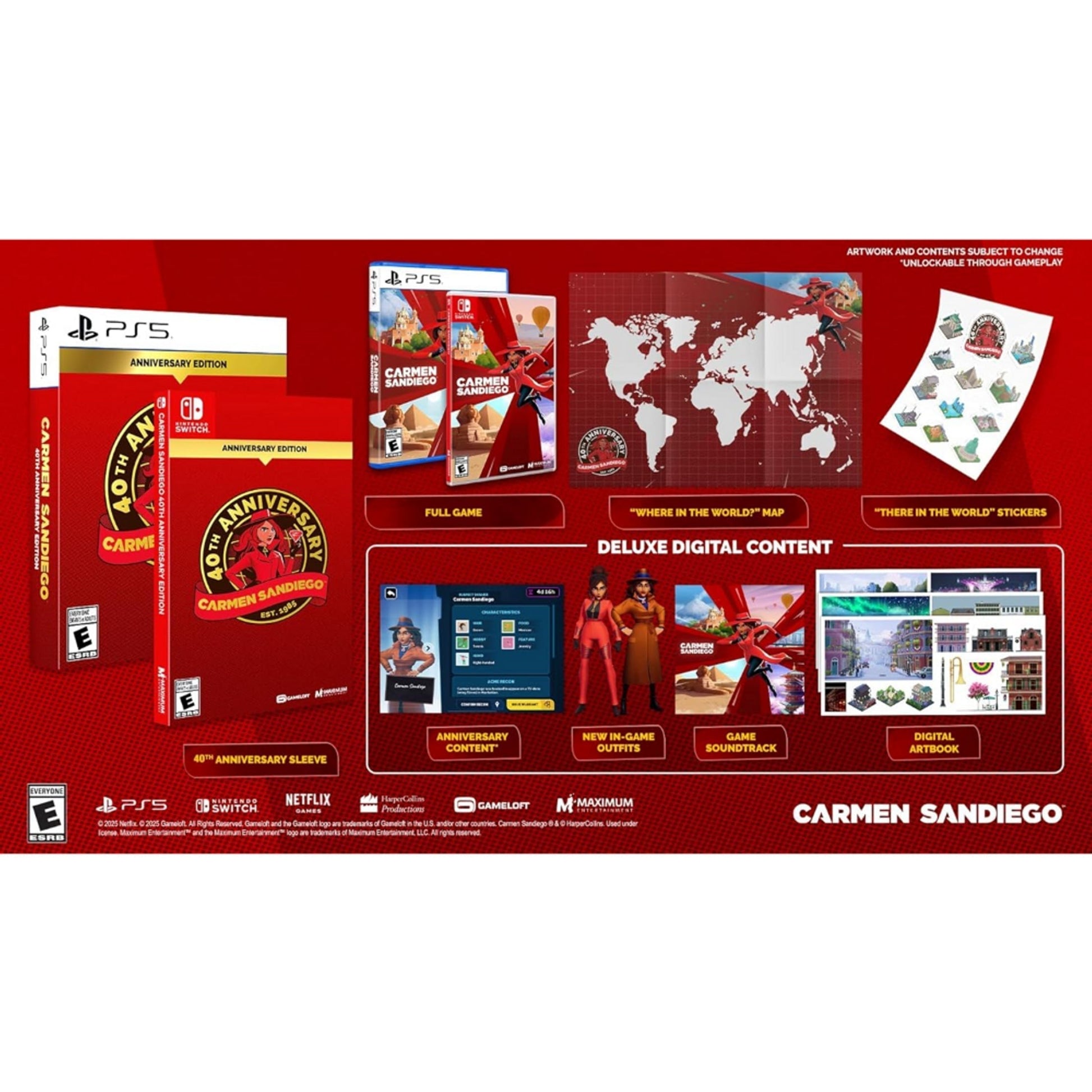 Carmen Sandiego: 40th Anniversary Edition - Switch