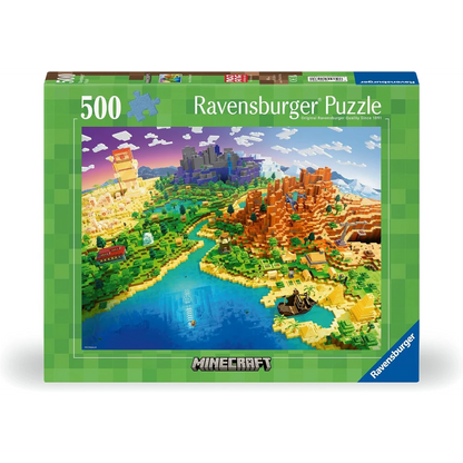 Puzzle: Minecraft: World of Minecraft (500 Pieces) - Ravensburger