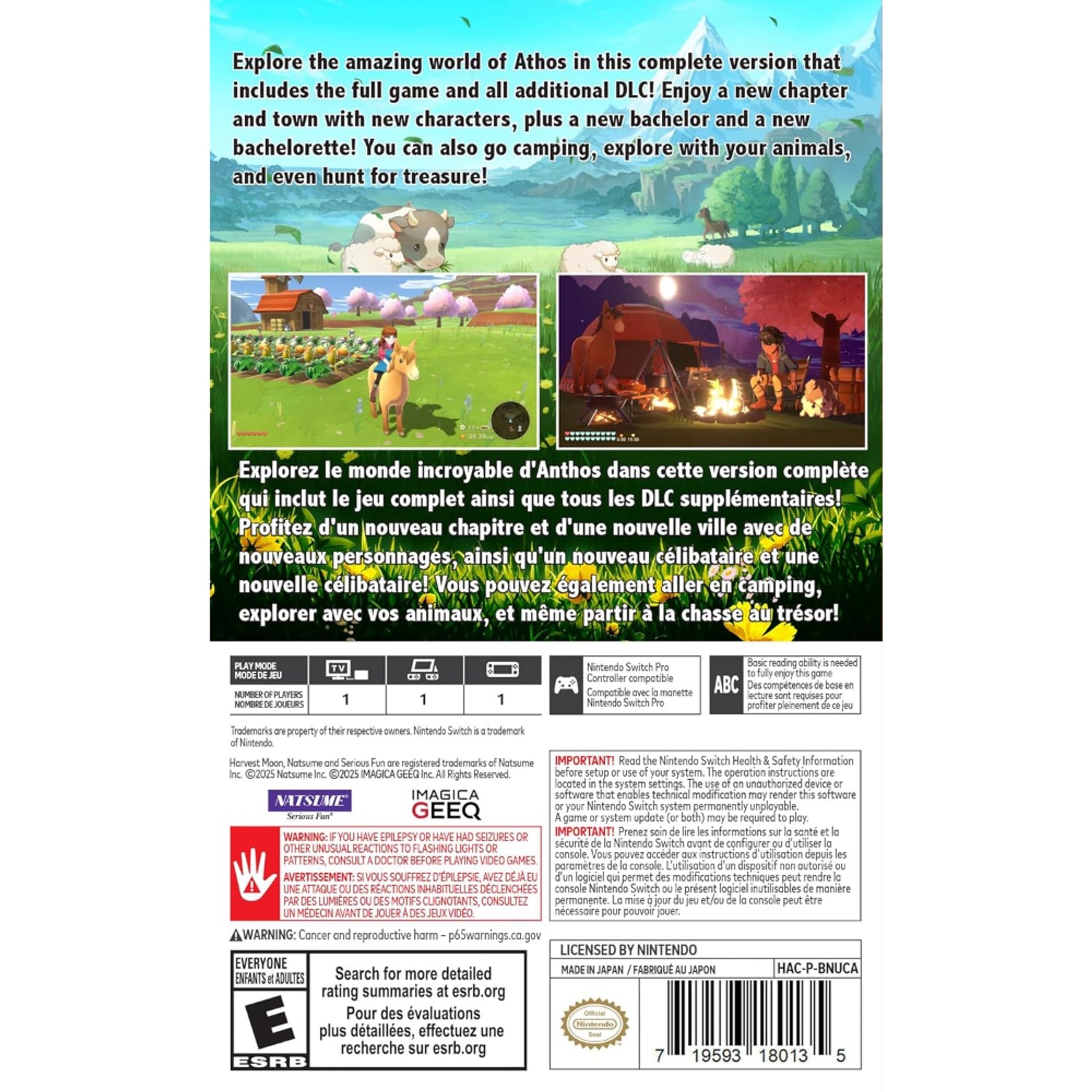 Harvest Moon: The Winds of Anthos Complete - Switch 