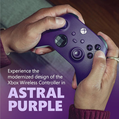 This is brand new.Experience the modernized design of the Xbox Wireless Controller in Astral Purple, featuring sculpted surfaces and refined geometry for enhanced comfort during gameplay. Stay on target with a hybrid D-pad and textured grip on the triggers, bumpers, and back-case.