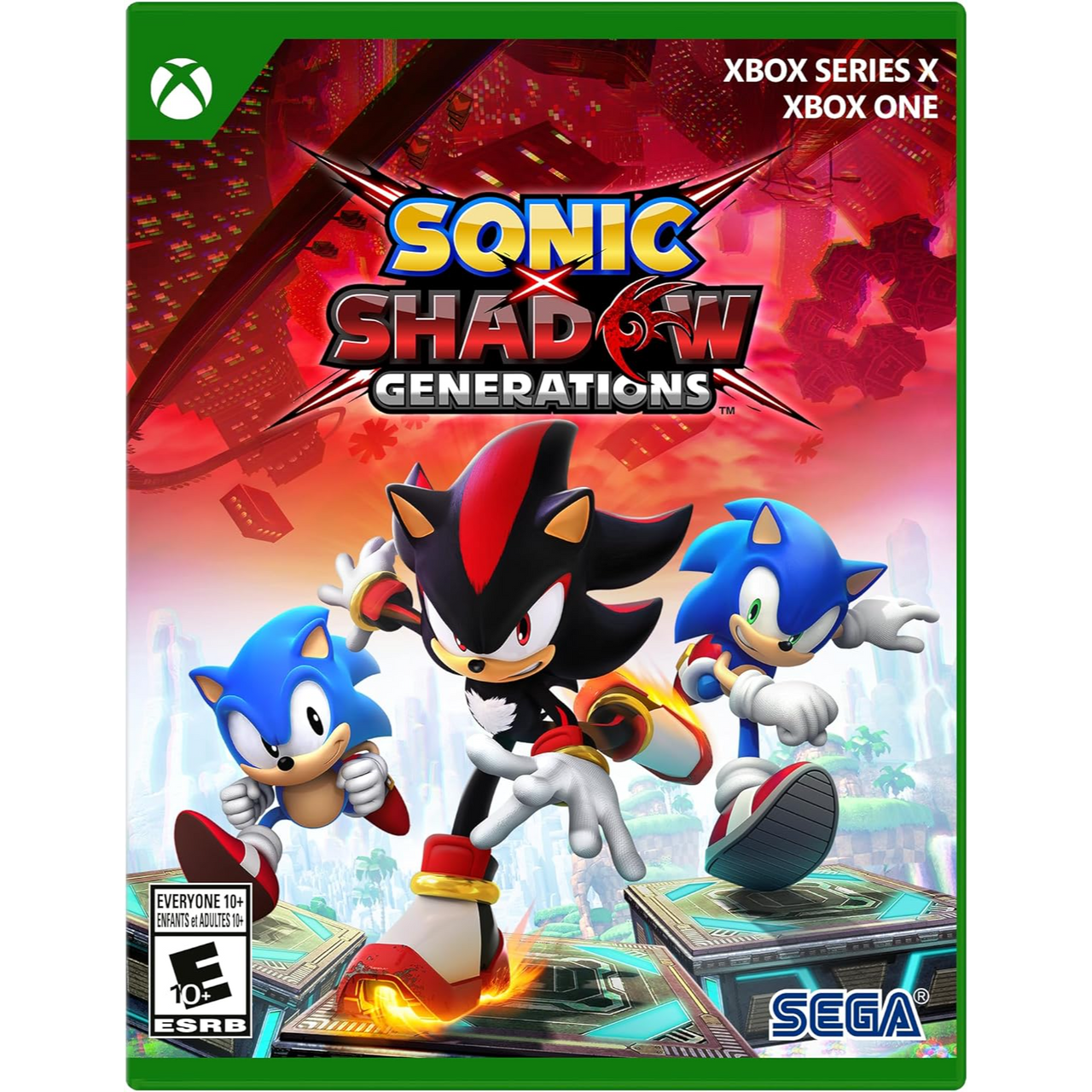 This is brand new.Shadow the Hedgehog is back with Classic and Modern Sonic in SONIC X SHADOW GENERATIONS, an all-new collection featuring two unique experiences!
Past meets present in SONIC GENERATIONS! Modern and Classic Sonic team up to defeat Dr.