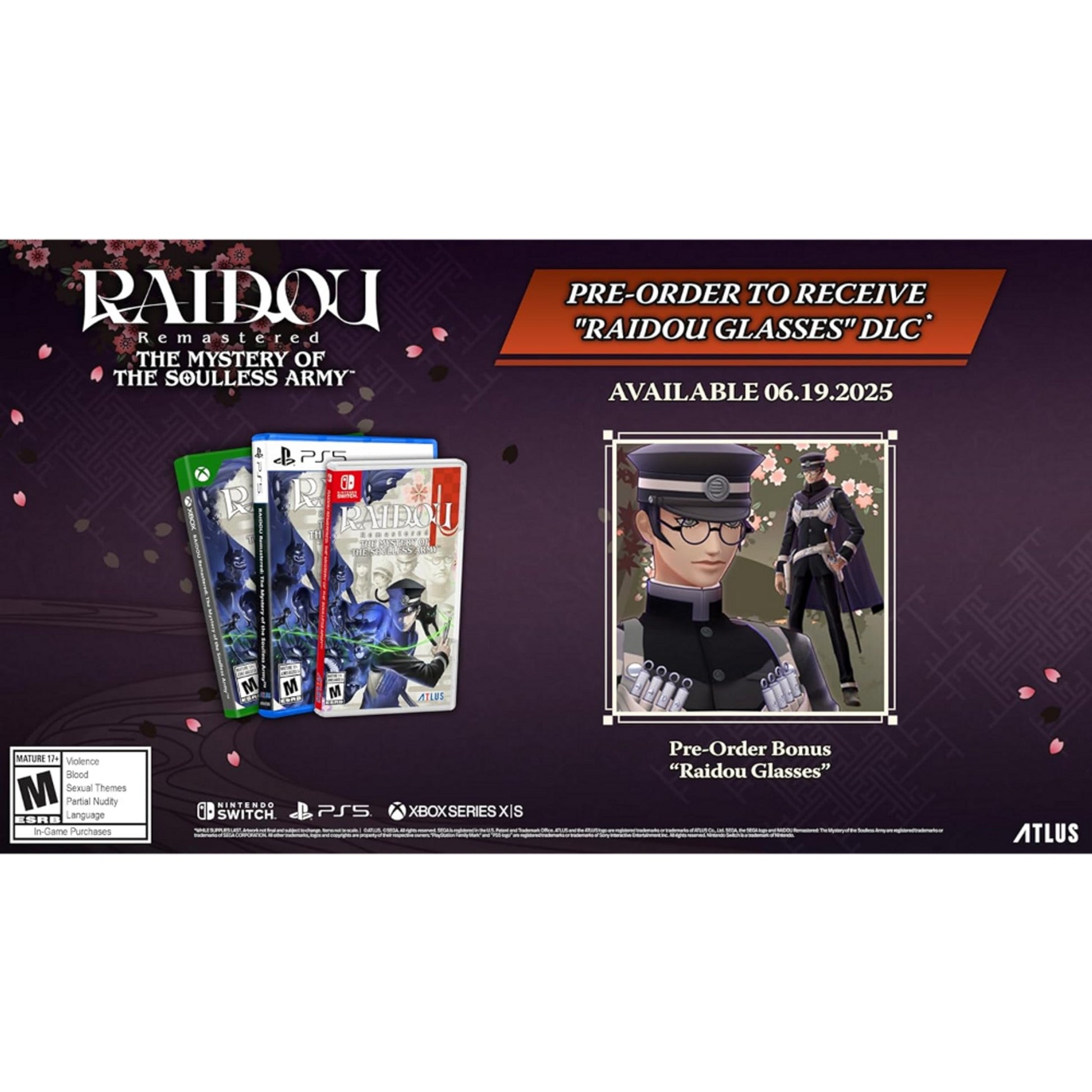 Raidou: Remastered: The Mystery of the Soulless Army (Launch Edition) - PS5