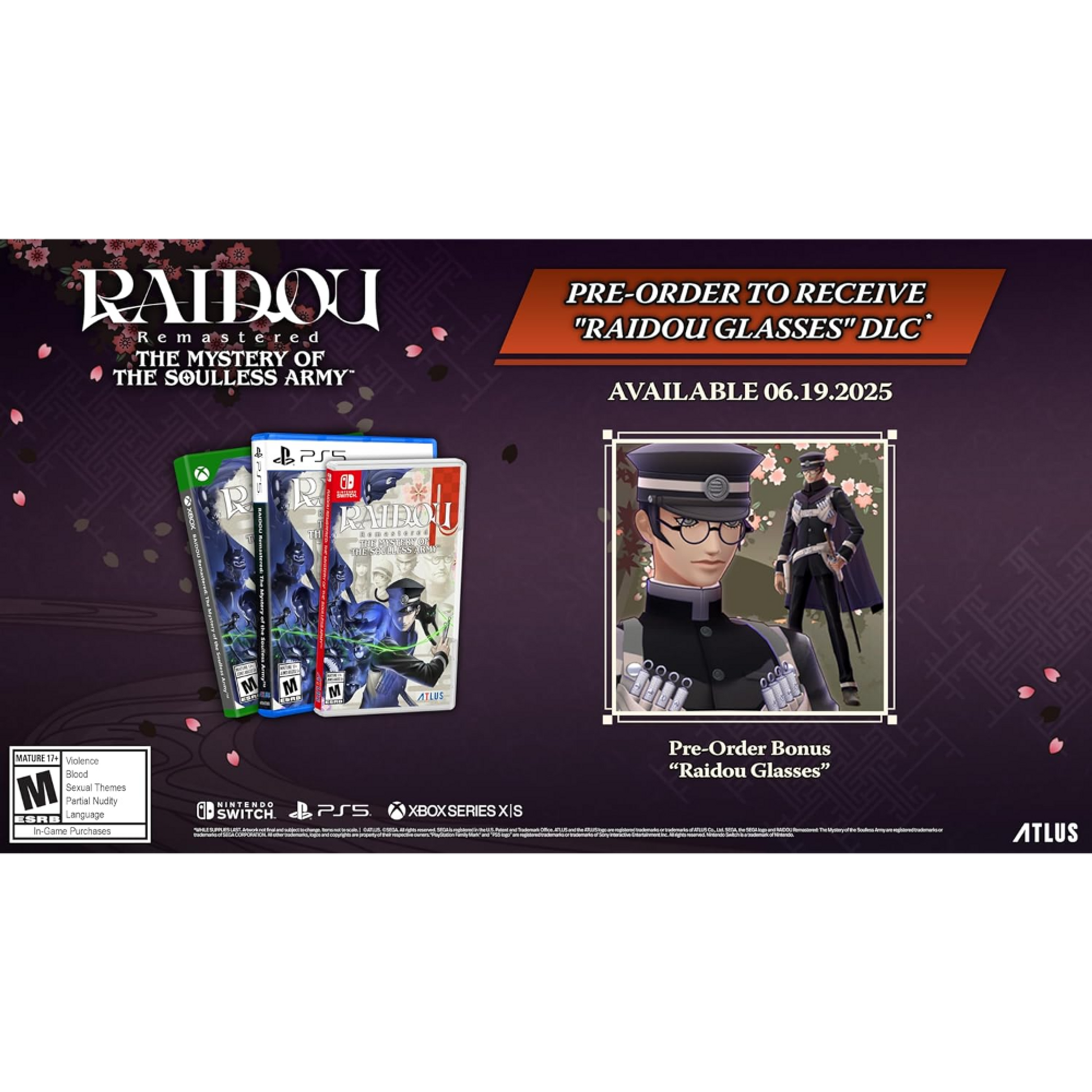 Raidou: Remastered: The Mystery of the Soulless Army (Launch Edition) - Switch