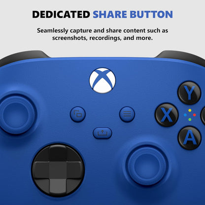 Xbox Wireless Controller: Shock Blue (2025) - Microsoft