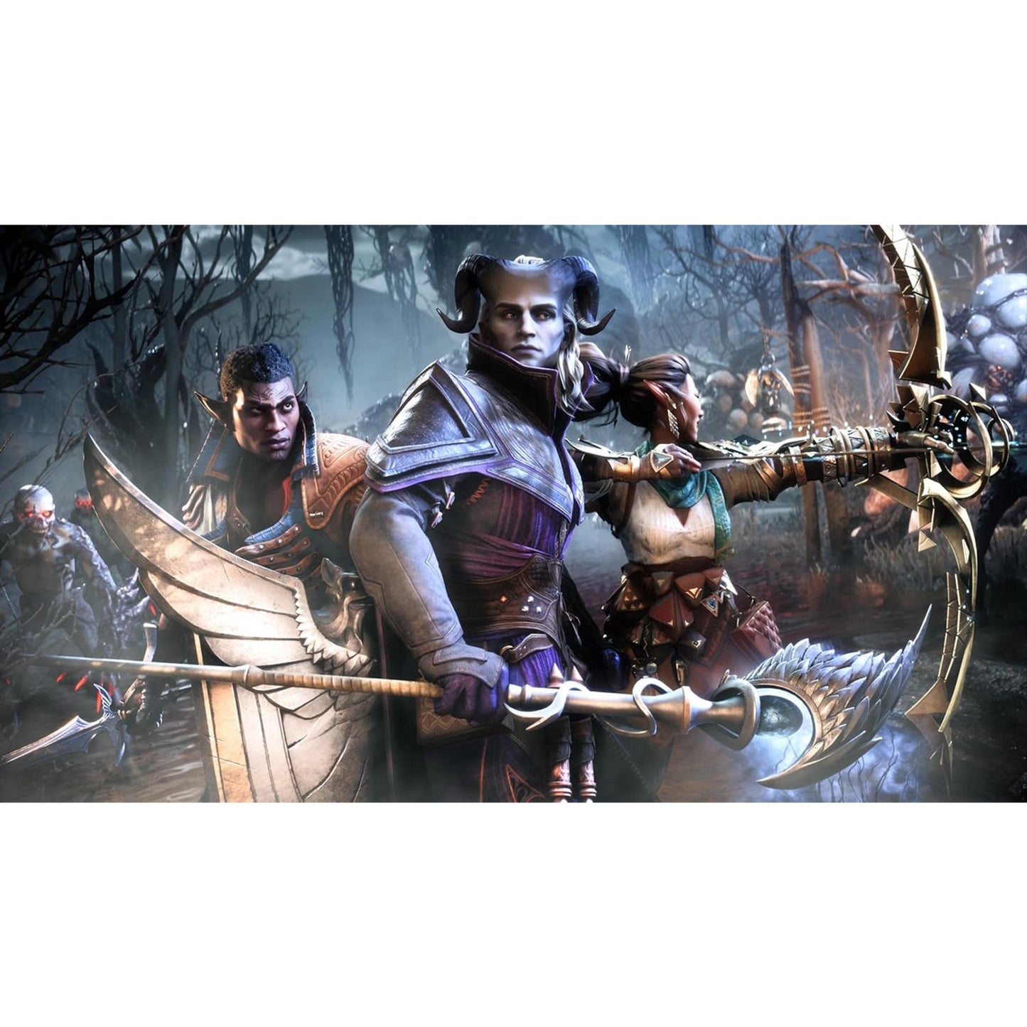 This is brand new.Unite the Veilguard and defy the gods in Dragon Age™: The Veilguard, an immersive single player RPG where you become the leader others believe in.
When a pair of corrupt ancient gods break free from centuries of darkness, the vibrant land of Thedas needs someone they can count on.