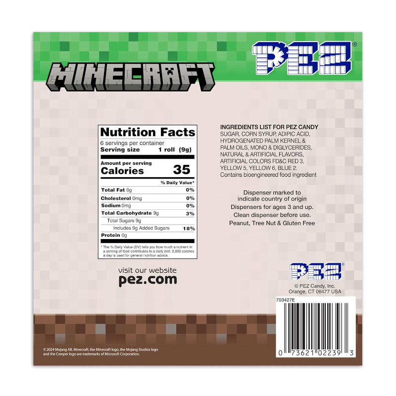 PEZ: Minecraft Gift Box