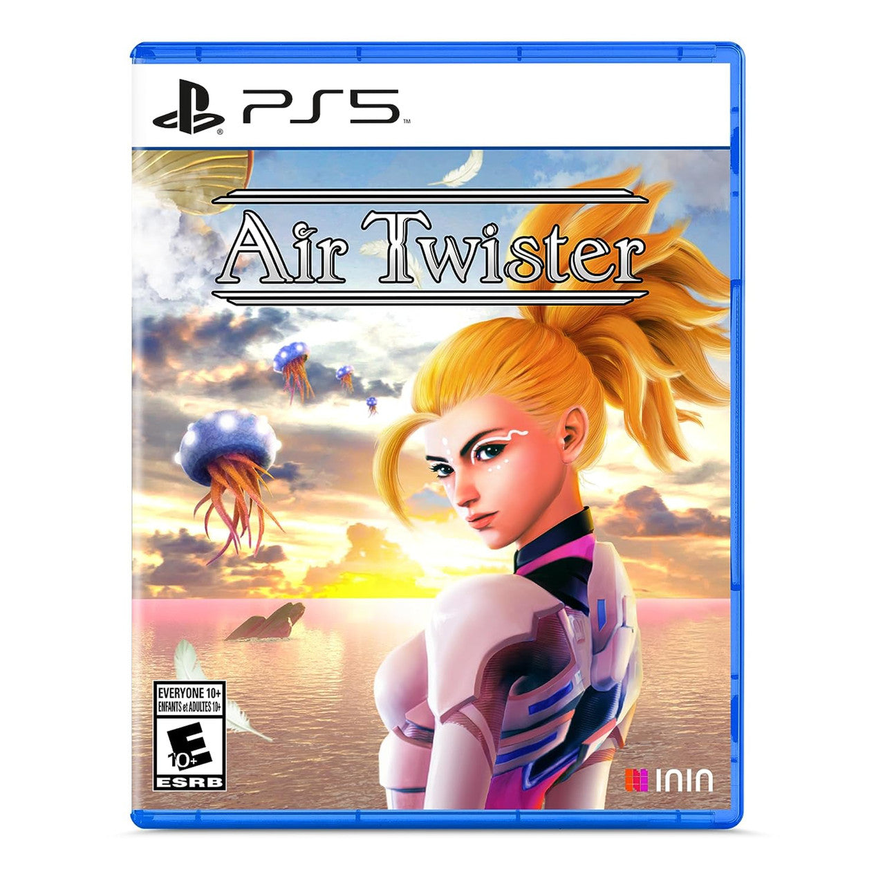 This is brand new.Take flight with Air Twister - the new all-out rail shooter by legendary arcade developer Yu Suzuki! Assume the role of Princess Arch and help defend her home world, AIR, from the large-scale invasion by Vanguard.