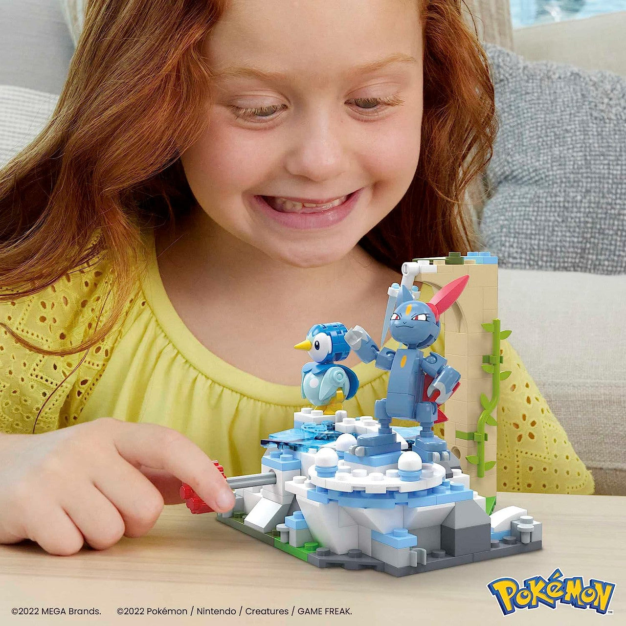 This is brand new.Watch Piplup and Sneasel have a winter-ful time with this building set featuring the innovative Motion Brick! Build the snowy environment, then turn the crank to see Piplup and Sneasel skate around this winter wonderland.