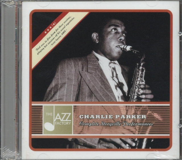 This CD is brand new.Format: CDMusic Style: BopThis item's title is: Complete Storyville PerformancesArtist: Charlie ParkerLabel: The Jazz FactoryBarcode: 8436006498763Release Date: 5/17/2004