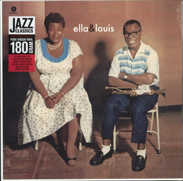 This LP Vinyl is brand new.Format: LP VinylMusic Style: Easy ListeningThis item's title is: Ella Fitzgerald & Louis ArmstrongArtist: Louis Ella / Armstrong FitzgeraldLabel: WAX TIMEBarcode: 8436028697052Release Date: 8/31/2010