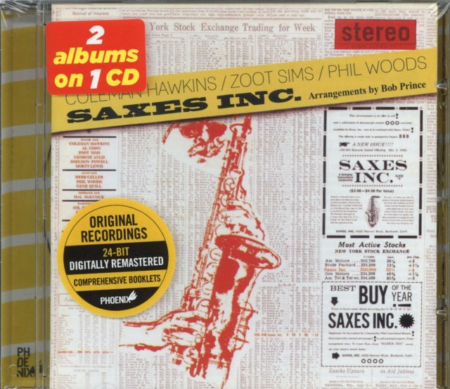 This CD is brand new.Format: CDThis item's title is: Saxes IncArtist: Coleman HawkinsLabel: Phoenix Records (15)Barcode: 8436539310044Release Date: 3/29/2011