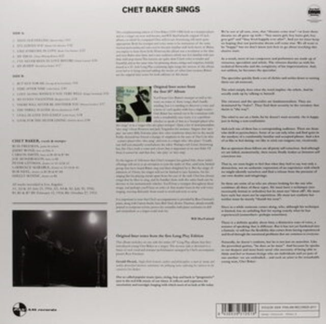 This is a 3 LP Vinyl SKU bundle.
1.This LP Vinyl is brand new.Format: LP VinylThis item's title is: Blues For A Reason (Feat. Warne Marsh)Artist: Chet BakerBarcode: 8435395503782Release Date: 10/27/2023
2.This LP Vinyl is brand new.