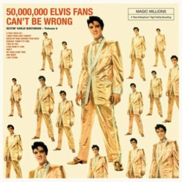 This LP Vinyl is brand new.Format: LP VinylMusic Style: Rock & RollThis item's title is: 50000 Elvis Fans Can't Be Wrong (Elvis' Golds Vol. 2) (4 Bonus Tracks)Artist: Elvis PresleyLabel: VINYL LOVERSBarcode: 8436544170268Release Date: 4/22/2016