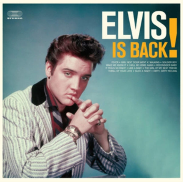 Elvis Is Back - Limited Edition In Solid Orange Colored LP Vinyl