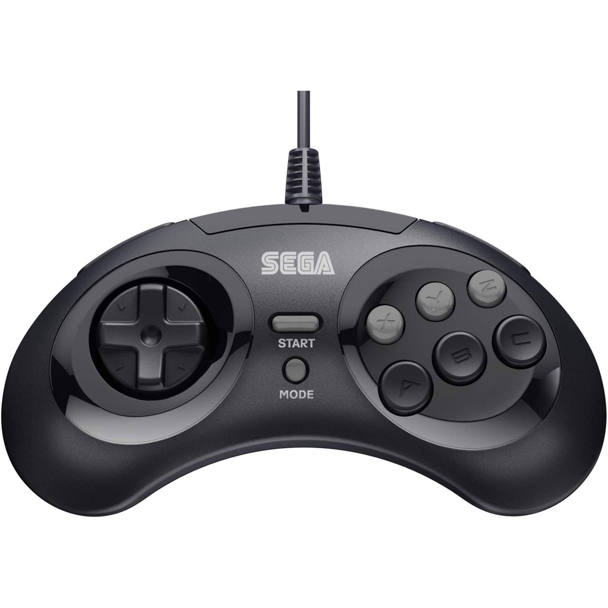 SEGA Genesis 8-button Arcade USB Pad Black Retro-Bit