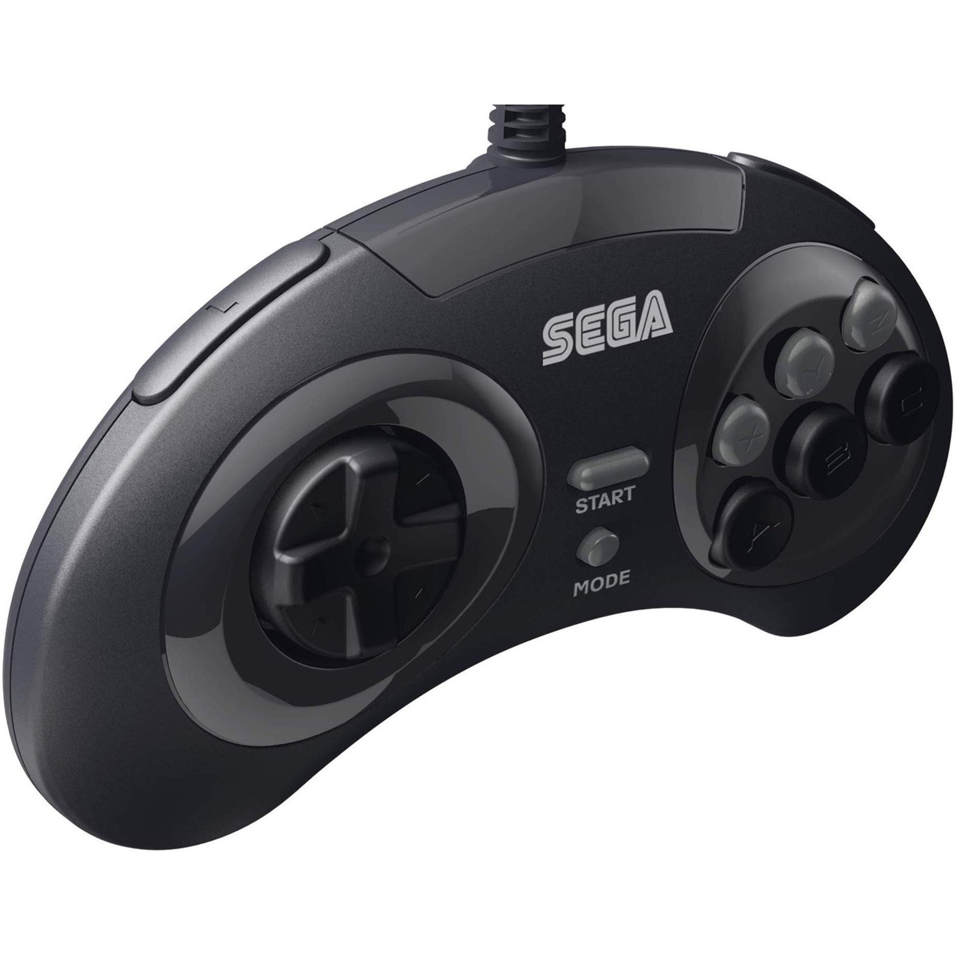 SEGA Genesis 8-button Arcade USB Pad Black Retro-Bit