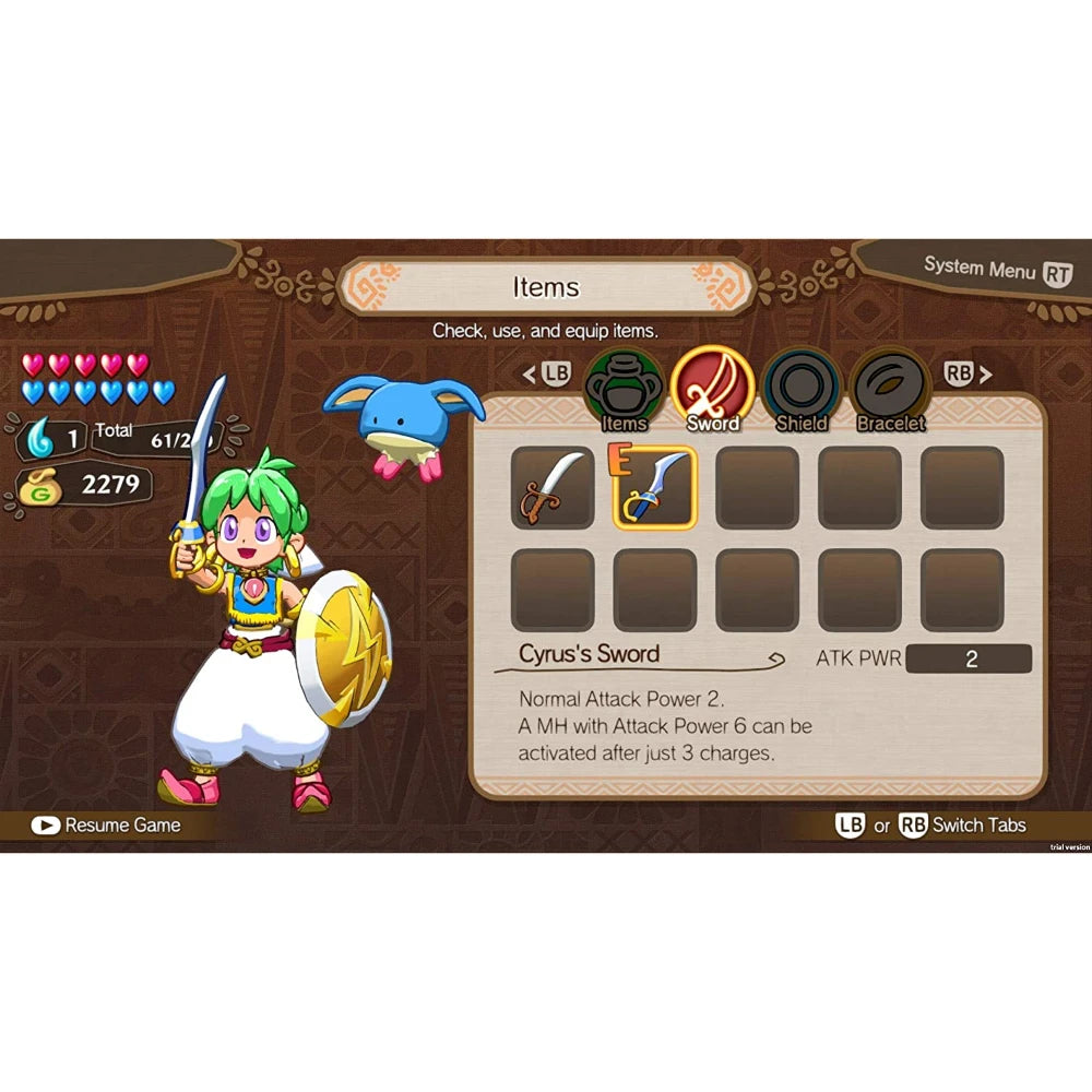 Wonder Boy: Asha in Monster World - Switch