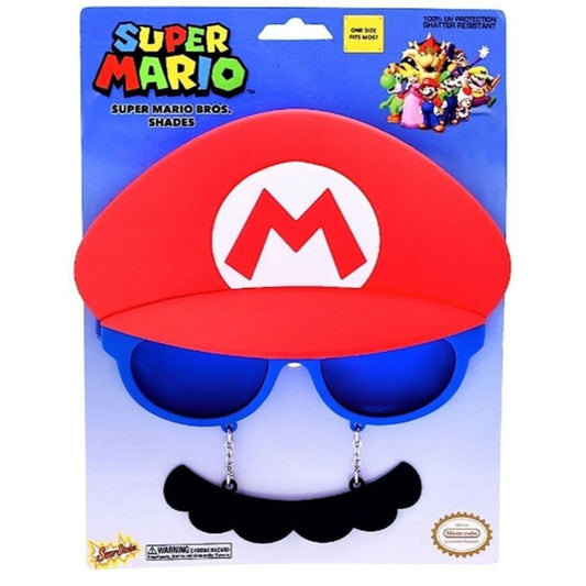 Sun-Staches Super Mario - Mario w/ Mustache