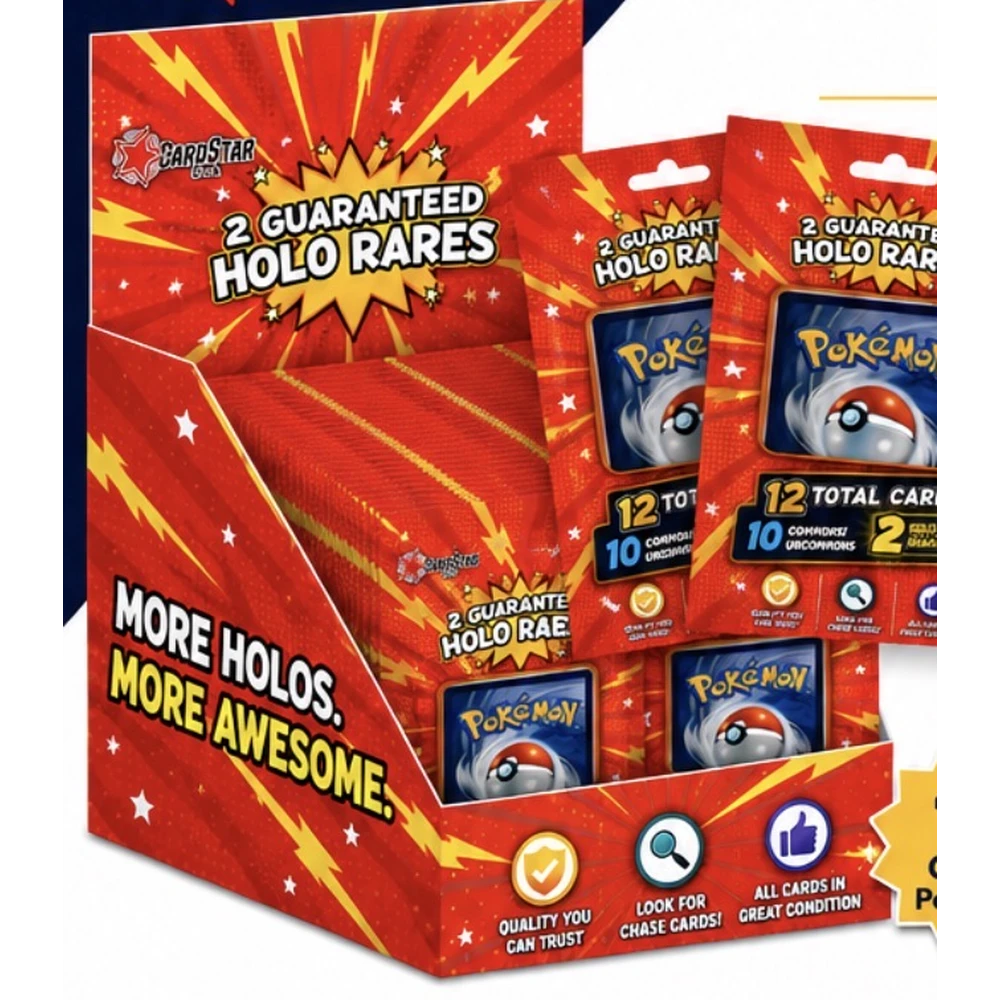 Pokemon TCG: Holo Rare Pack (12) - CardStar - Product Image
