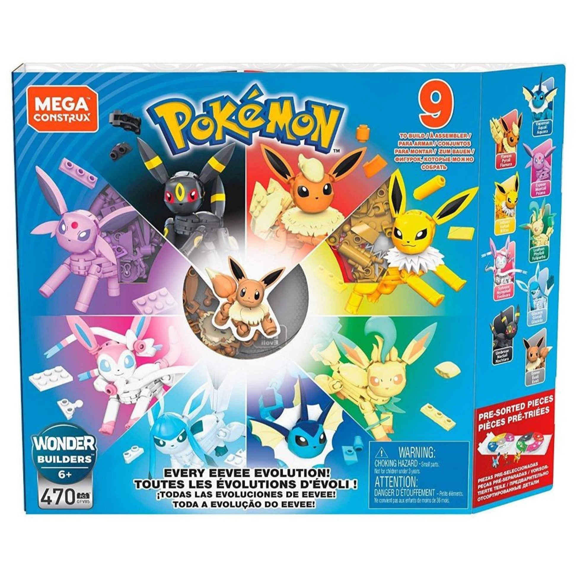 Pokemon Mega Construx - Every Eevee Evolution!