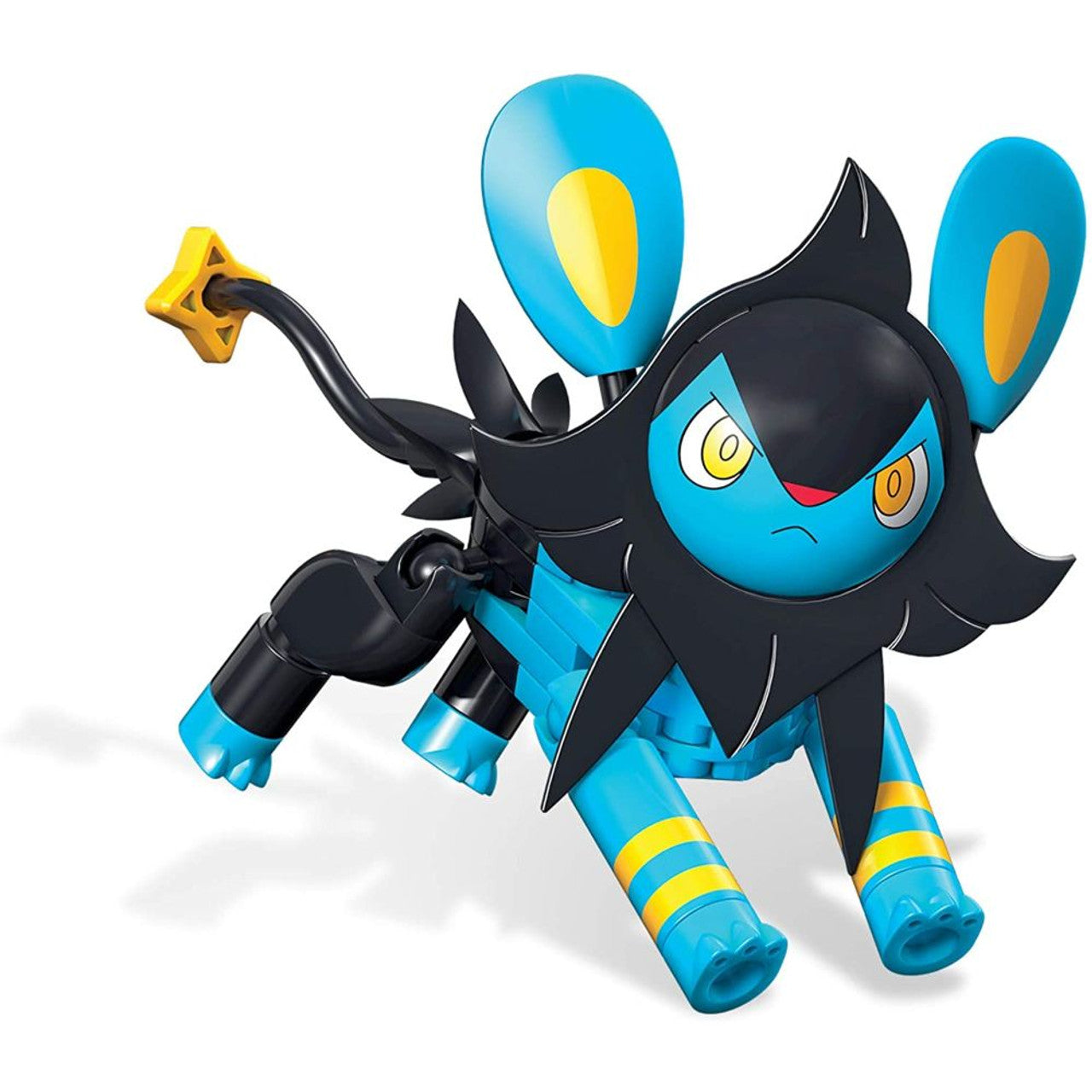 This is brand new.Amp up the battle with Luxio. Build this all-time favorite Pokemon and pose it in a one of many battle stances before unleashing a fierce Electric-type attack. Then, build its electric battle effect and activate its powerful swivel blast with the touch of your hand. That'll spark the battle.