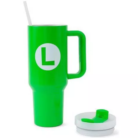 Tumbler (40 oz): Super Mario: Luigi Icon - Pyramid America