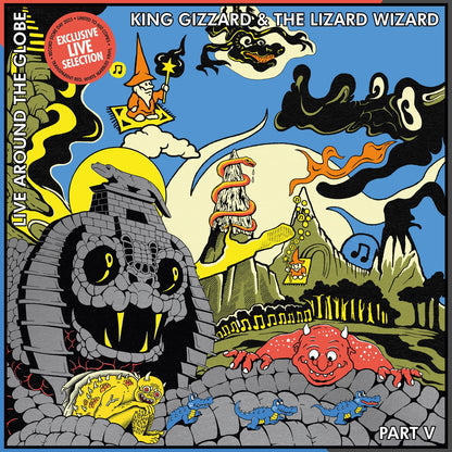 Rave Gizzard - Live In San Francisco '24 (3LP/Splatter Vinyl) & King Gizzard - Live In Las Vegas 24 (Splatter LP Vinyl) & Live Around The Globe: Part V (Colored LP Vinyl)