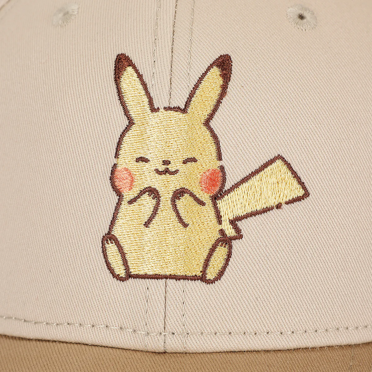 Hat Adjustable: Pokemon - Pikachu Electric Type - Tan