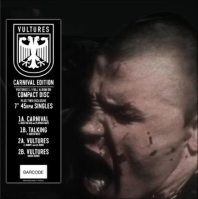 This 7 Inch Vinyl is brand new.Format: 7 Inch VinylMusic Style: TrapThis item's title is: Vultures 1 - Carnival Edition (7Inch/CD/Exclusive Artwork)Artist: Ye (Kanye West) & Ty Dolla SignLabel: YZYBarcode: 9010974030119Release Date: 4/18/2025