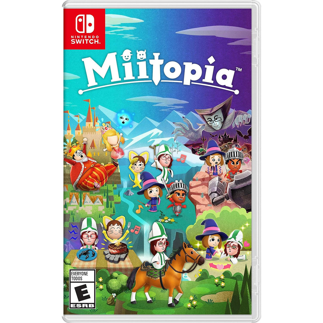 This is brand new.Star in your own adventure alongside…anyone! Choose Mii™ characters to cast as allies and enemies as you venture forth to bring down the face-stealing Dark Lord. Any Mii character you create can be used, and you can also add wigs and makeup to give your characters more…character.
