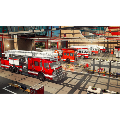 This is brand new.Feeling Hot Hot Hot Fire alert incoming! With Firefighting Simulator-The Squad, you can become part of a major US city's firefighting team and experience how it feels to fight fires. Start the siren of your fire truck, grab your hose, and fight realistic fires to save lives.