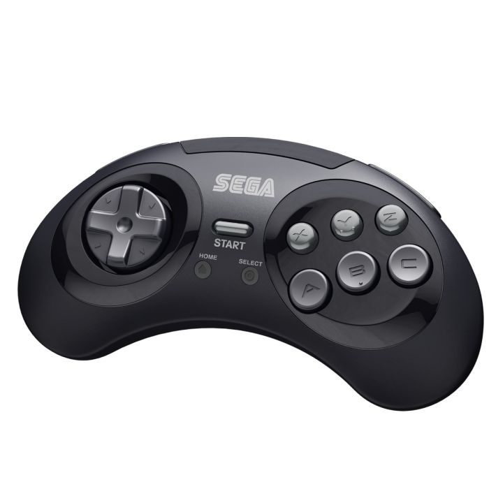 SEGA Genesis 8-Button 2.4GHz Wireless Arcade Pad: Black - Retro-Bit