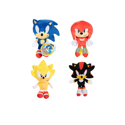 Sonic the Hedgehog Plush: Basic Counter Display (8) - Jakks Pacific
