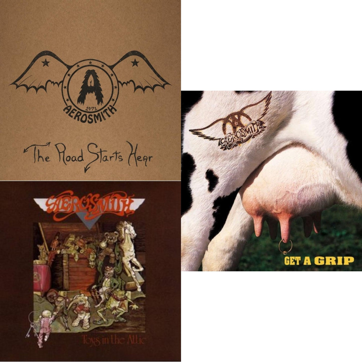 1971: The Road Starts Here & Toys In The Attic & Get A Grip