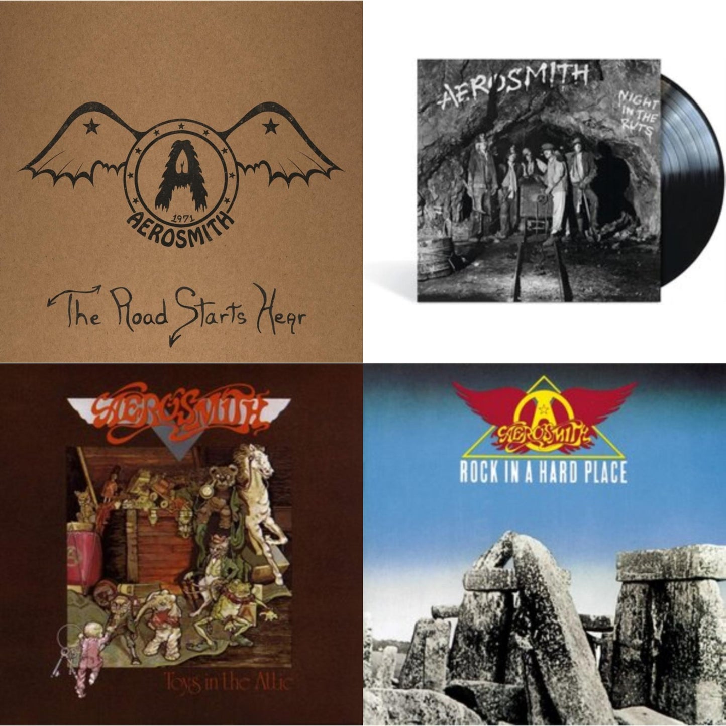 1971: The Road Starts Here & Night In The Ruts & Toys In The Attic & Rock In A Hard Place