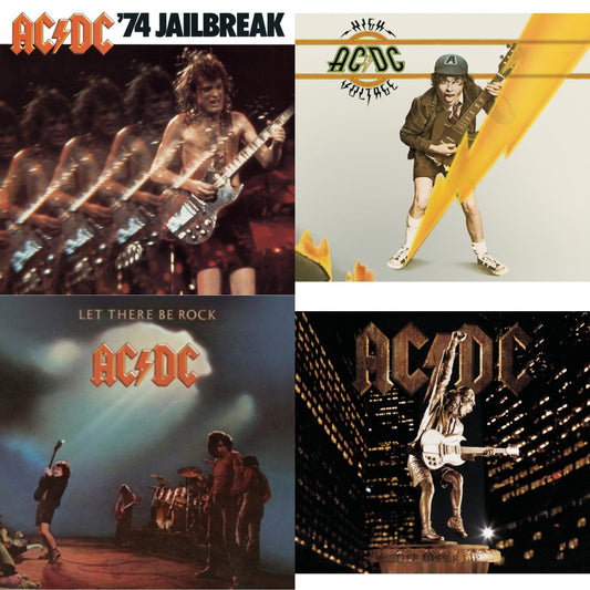 This is a 4 CD SKU bundle.
1.This CD is brand new.Format: CDMusic Style: Hard RockThis item's title is: 74 JailbreakArtist: Ac/DcLabel: EpicBarcode: 696998020023Release Date: 7/1/2003
2.This CD is brand new.