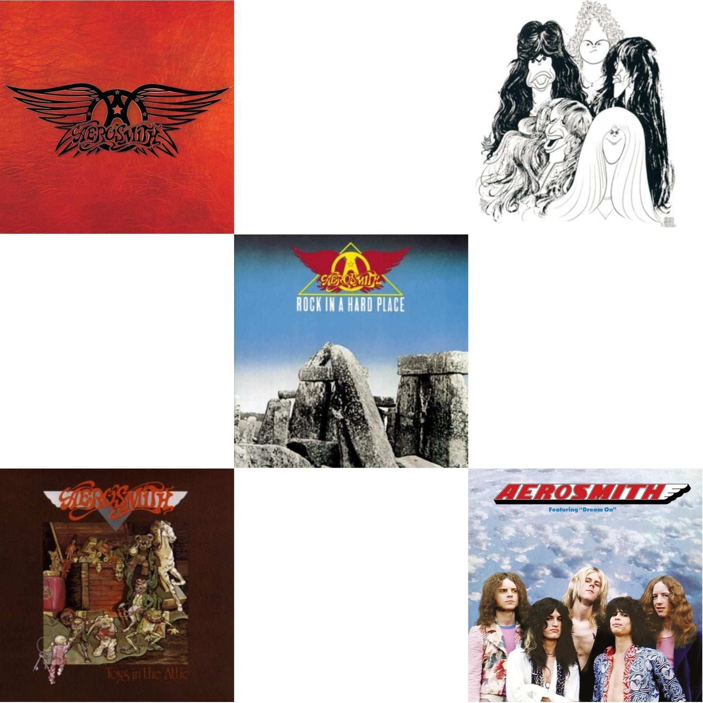Greatest Hits & Toys In The Attic & Rock In A Hard Place & Draw The Line & Aerosmith (Legendary Edition) (180G)