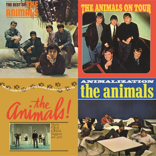 This is a 4 LP Vinyl SKU bundle.
1.This LP Vinyl is brand new.Format: LP VinylMusic Style: Blues RockThis item's title is: Best Of The AnimalsArtist: AnimalsLabel: ABKCOBarcode: 018771432418Release Date: 8/12/2014
2.This LP Vinyl is brand new.