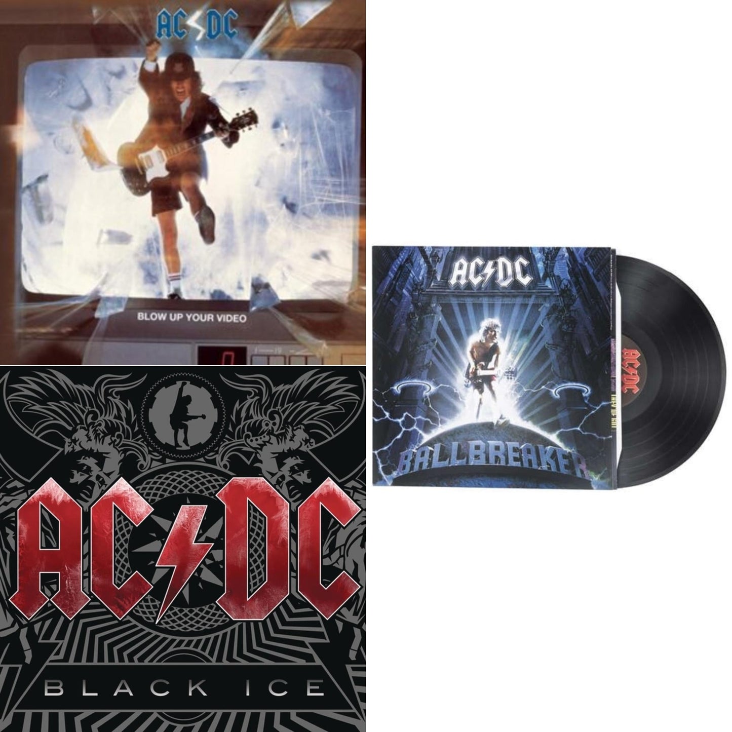 Blow Up Your Video (180G) & Black Ice (2LP/180G/Gatefold) & Ballbreaker (180G)