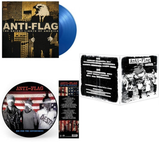 Anti-Flag - Bright Lights Of America (2LP/180G/Blue Vinyl) & 17 Song Demo & Die For The Government (Picture Disc)