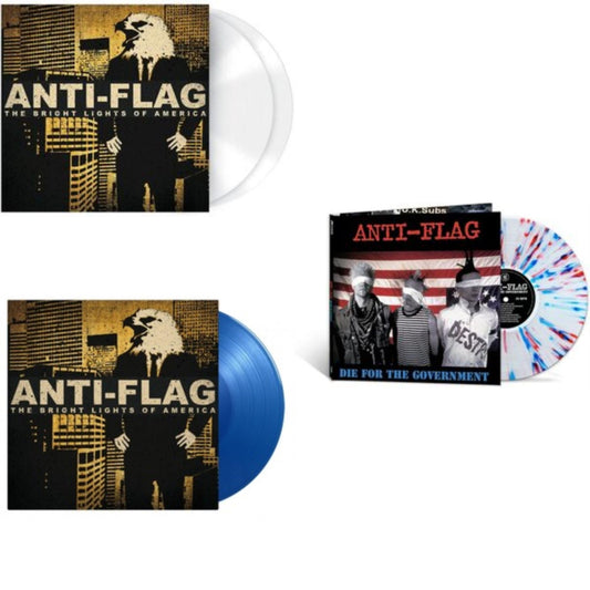 Bright Lights Of America (2LP/180G/Solid White Vinyl) & Bright Lights Of America (2LP/180G/Blue Vinyl) & Die For The Government (Red White & Blue Splatter LP Vinyl)